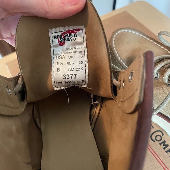 Factory Second Red Wing Classic Moc in Olive - Picture 9 of 9